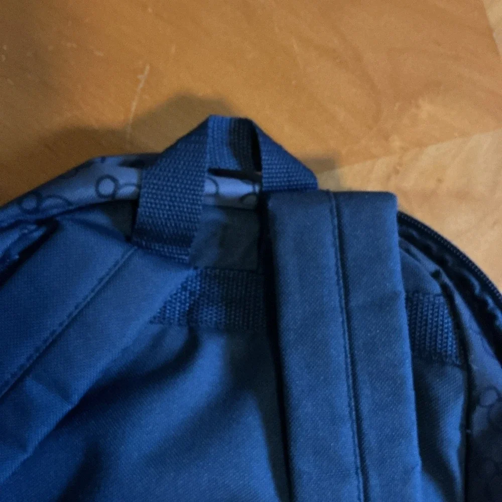 Disney 100th‎ Anniversary ful Blue Mickey Mouse Backpack Sketch Design EUC 04